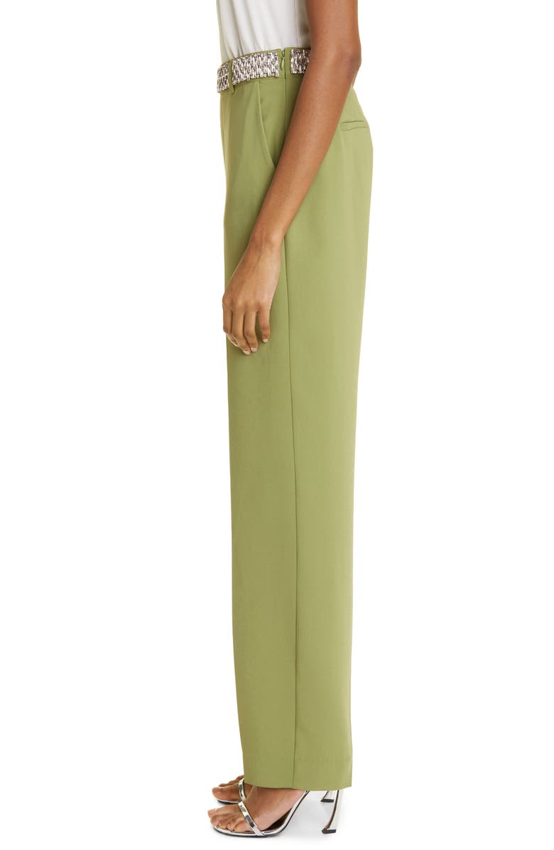 Cinq à Sept Collins Embellished Waist Straight Leg Pants | Nordstromrack