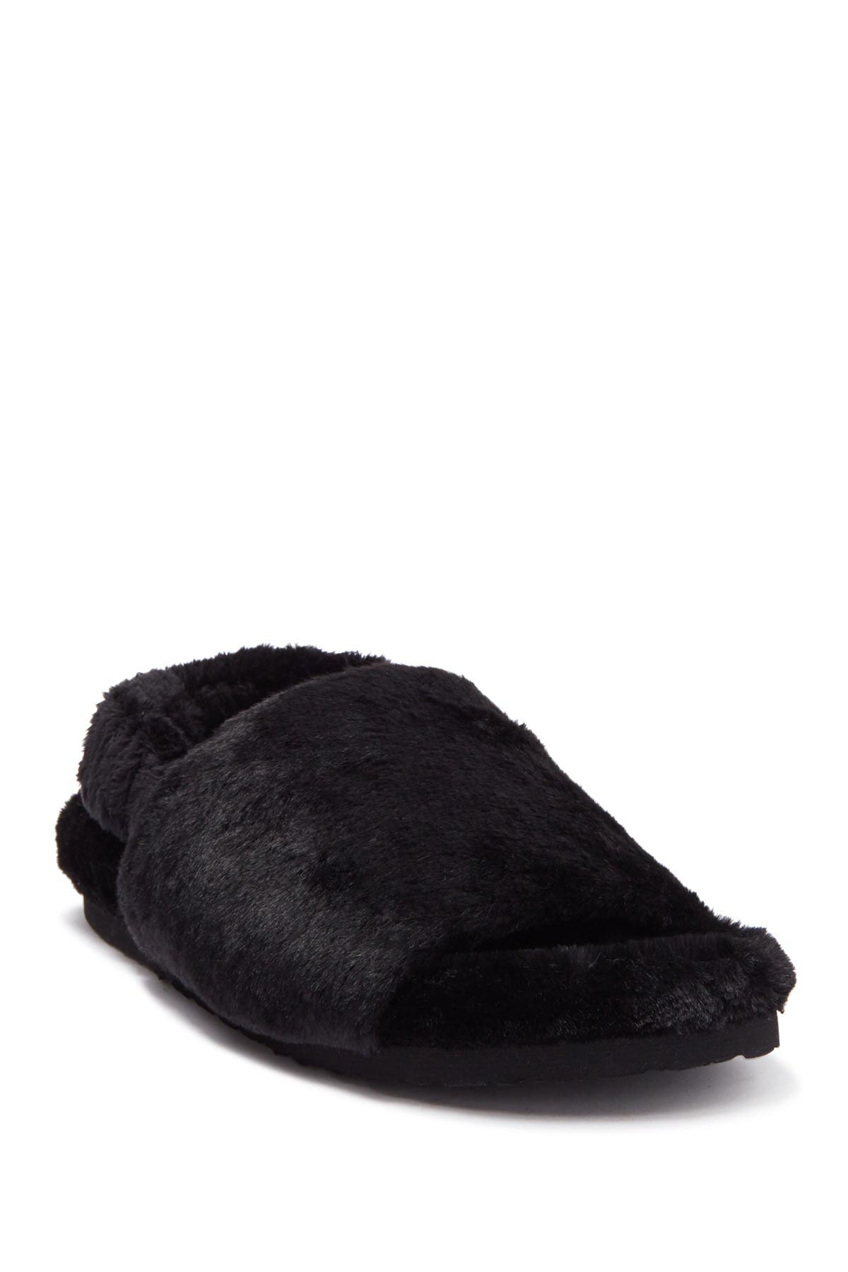 steve madden fur slippers