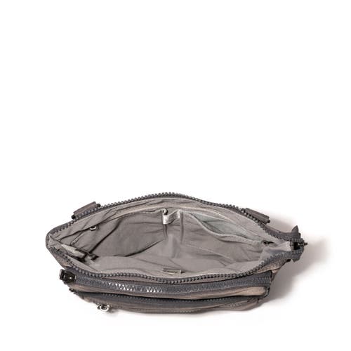 Baggallini Nolita Crossbody Bag With Rfid Wristlet In Smoke Twill