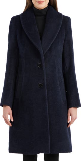 Sofia Cashmere Shawl Collar Alpaca Wrap Coat Nordstrom