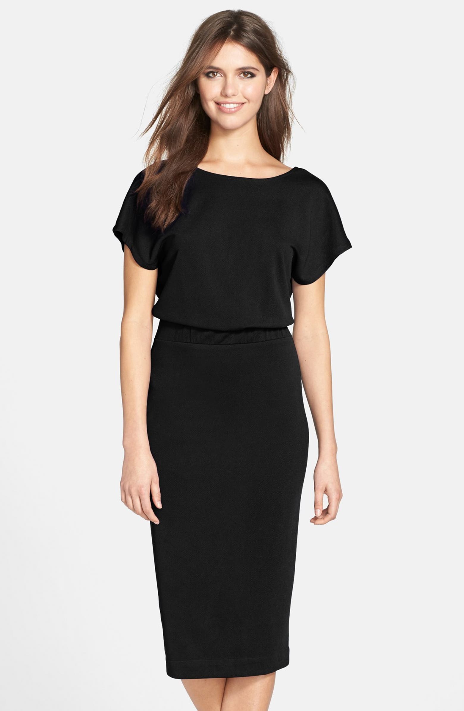 Elliatt 'Delight' Ponte Blouson Dress | Nordstrom