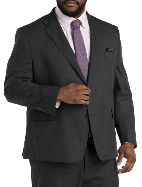 Tallia Windowpane Suit Jacket in Charcoal 