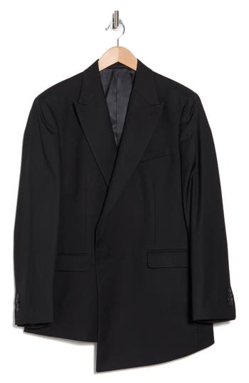 Shop Topman Wrap Sport Coat In Black