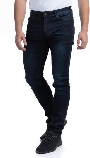 Barbell Apparel Men's Slim Athletic Fit Jeans Destroyed Medium