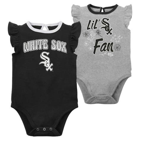 Philadelphia Eagles Infant Little Kicker Long Sleeve Bodysuit & Pants Set -  Midnight Green/Heathered Gray