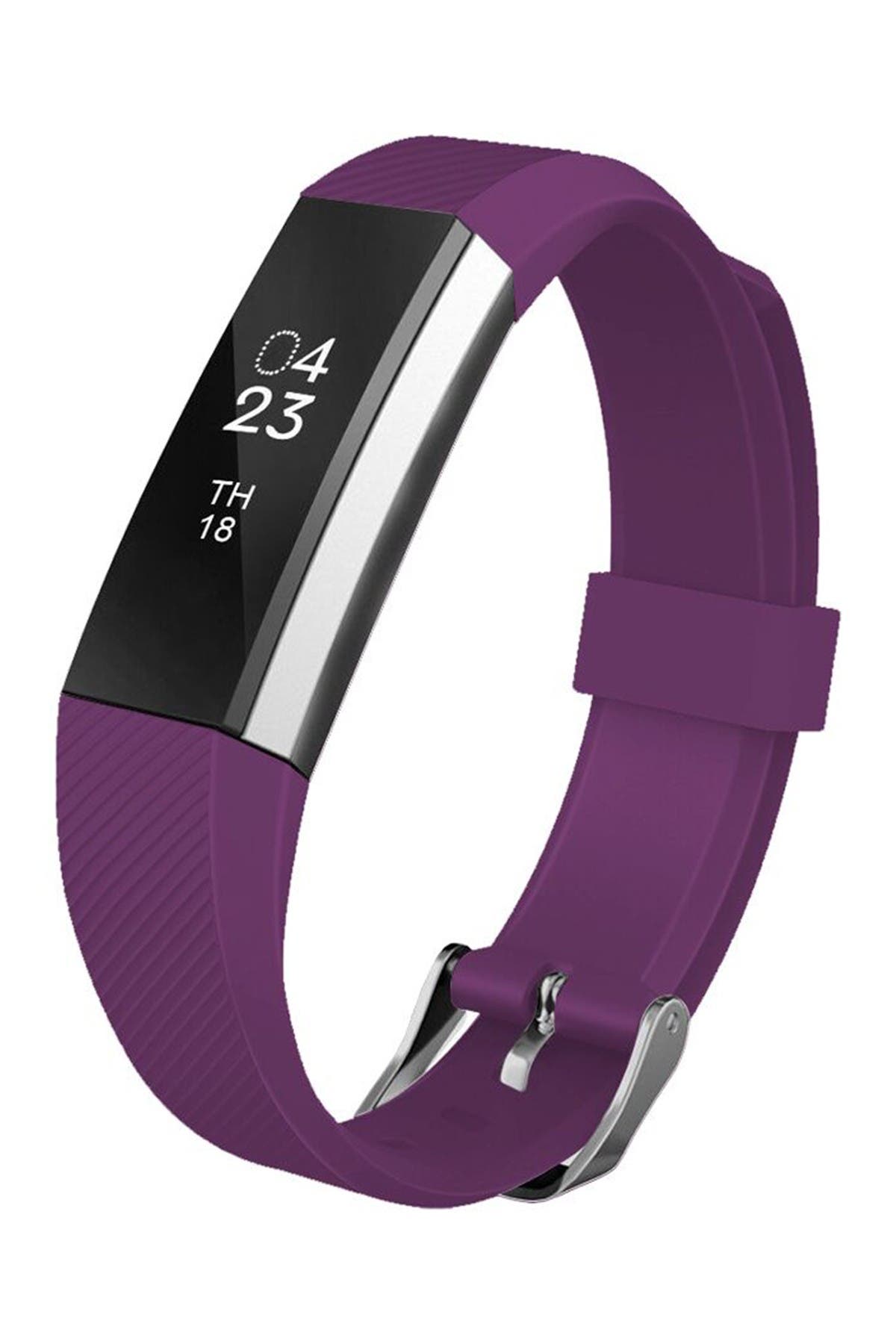 Posh Tech Silicone Band For Fitbit Alta Alta Hr Purple Nordstrom Rack