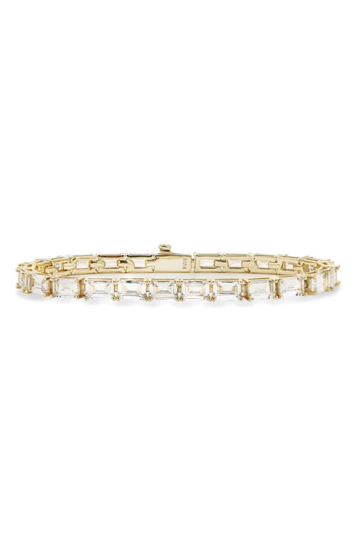 Melinda Maria Baby Grand Slam Tennis Bracelet In Goldhite