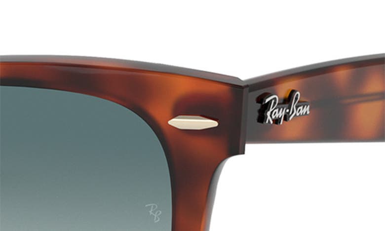 Ray Ban 50mm Wayfarer Ease Gradient Sunglasses In Red Havana