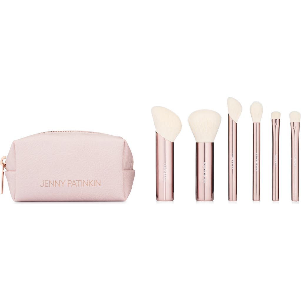 Jenny Patinkin Brush Babies Mini Makeup Brushes In Rose Gold