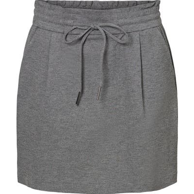 Vero Moda Meva Ruffle Miniskirt, Grey