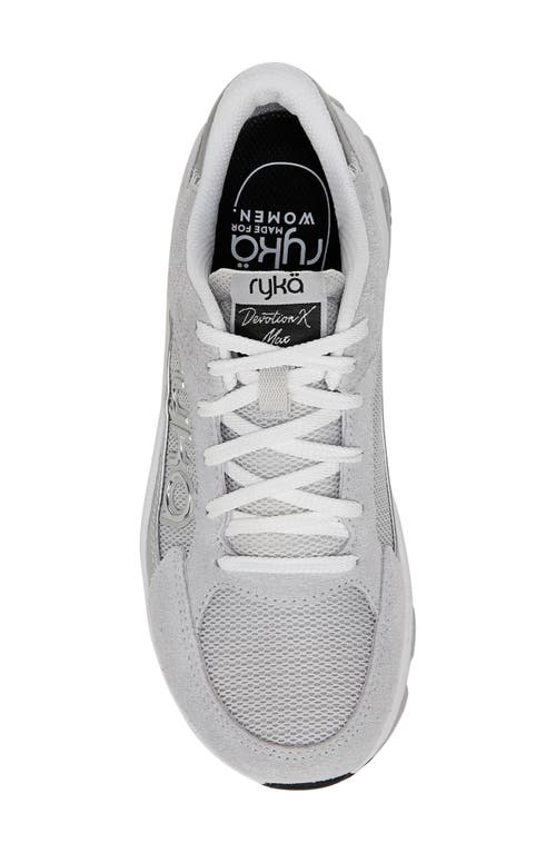 Shop Ryka Rykä Devotion X Max Walking Sneaker In Silver