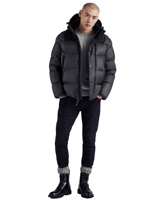 Shop Triple F.a.t. Goose Puffer Down Jacket In Charcoal