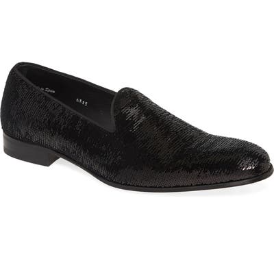 Mezlan Aseo Venetian Loafer, Black