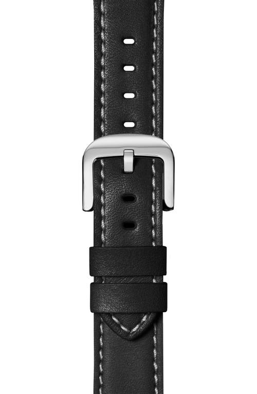 Shinola Aniline 24mm Leather Watchband in Largo Tan at Nordstrom
