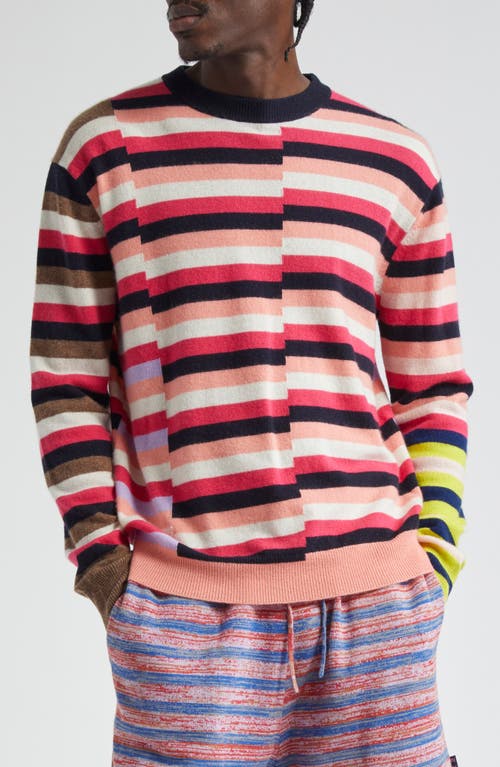 Oli Stripe One of a Kind Sweater in Pink Multi