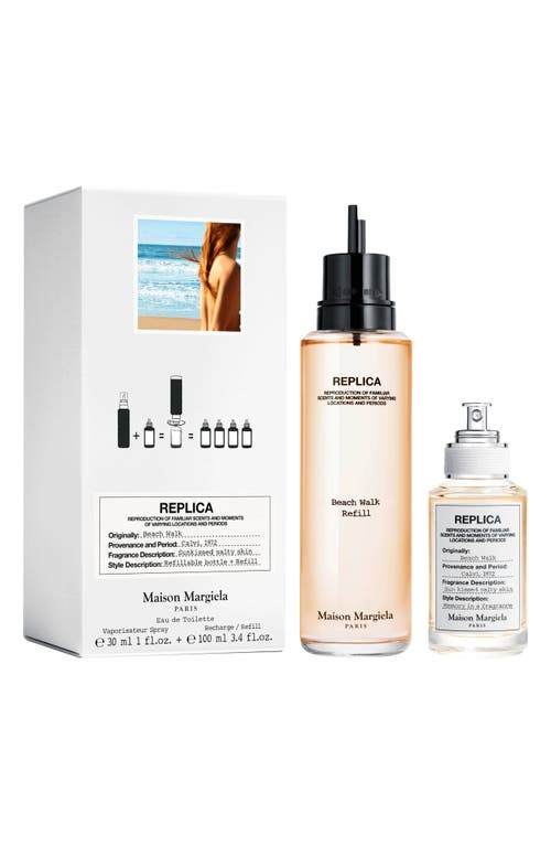 Maison Margiela Replica Beach Walk Eau De Toilette & Refill 2-piece Set $245 Value In No Color
