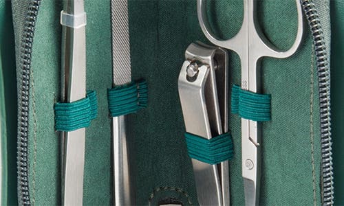 Bey-berk Gia Manicure Set In Green