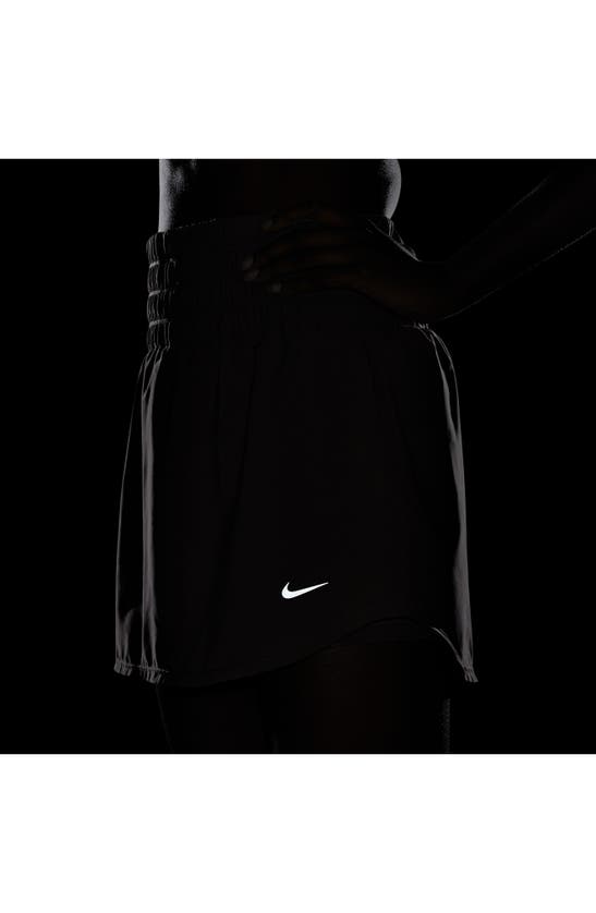 Shop Nike Ultrahigh Waist Skorts In Smokey Mauve/ Black