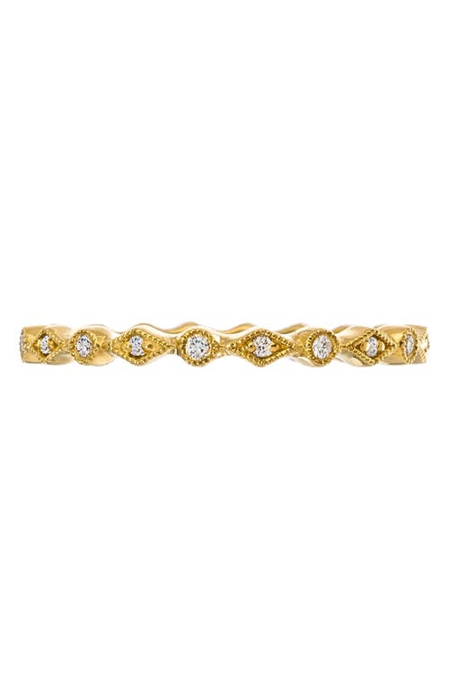 Isabelle Diamond Eternity Band Ring in Yellow Gold/Diamond