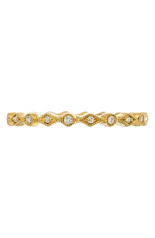 Shop Sethi Couture Isabelle Diamond Eternity Band Ring In Yellow Gold/diamond