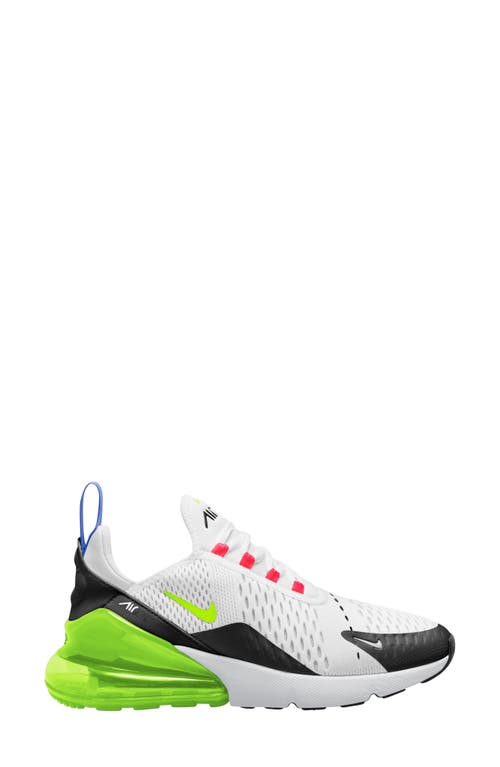 Nike Air Max 270 Sneaker In White/volt/ultramarine
