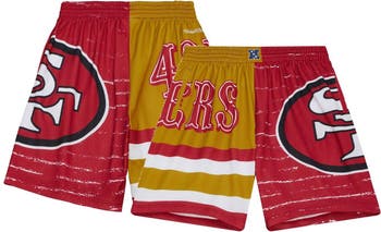 Men's Chicago Bulls Mitchell & Ness Red/Black Jumbotron 3.0 Shorts