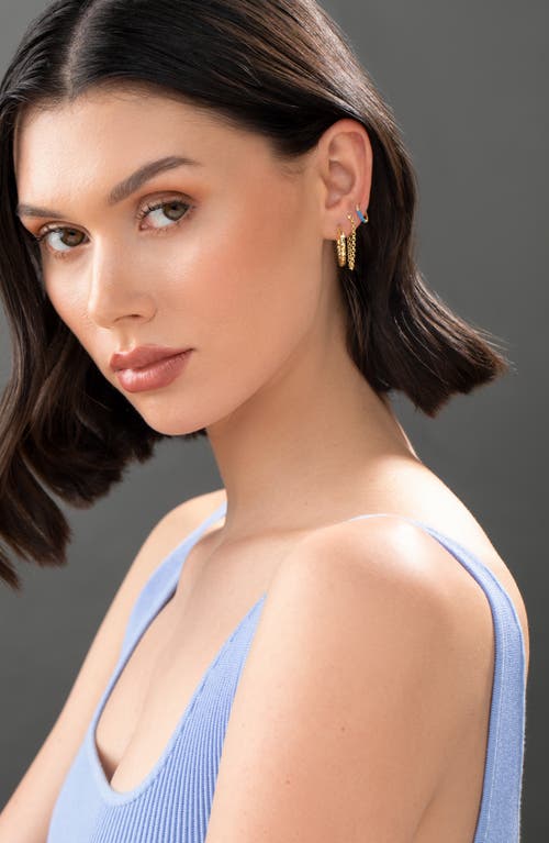 Shop Bony Levy 14k Gold Hoop Earrings In 14k Yellow Gold