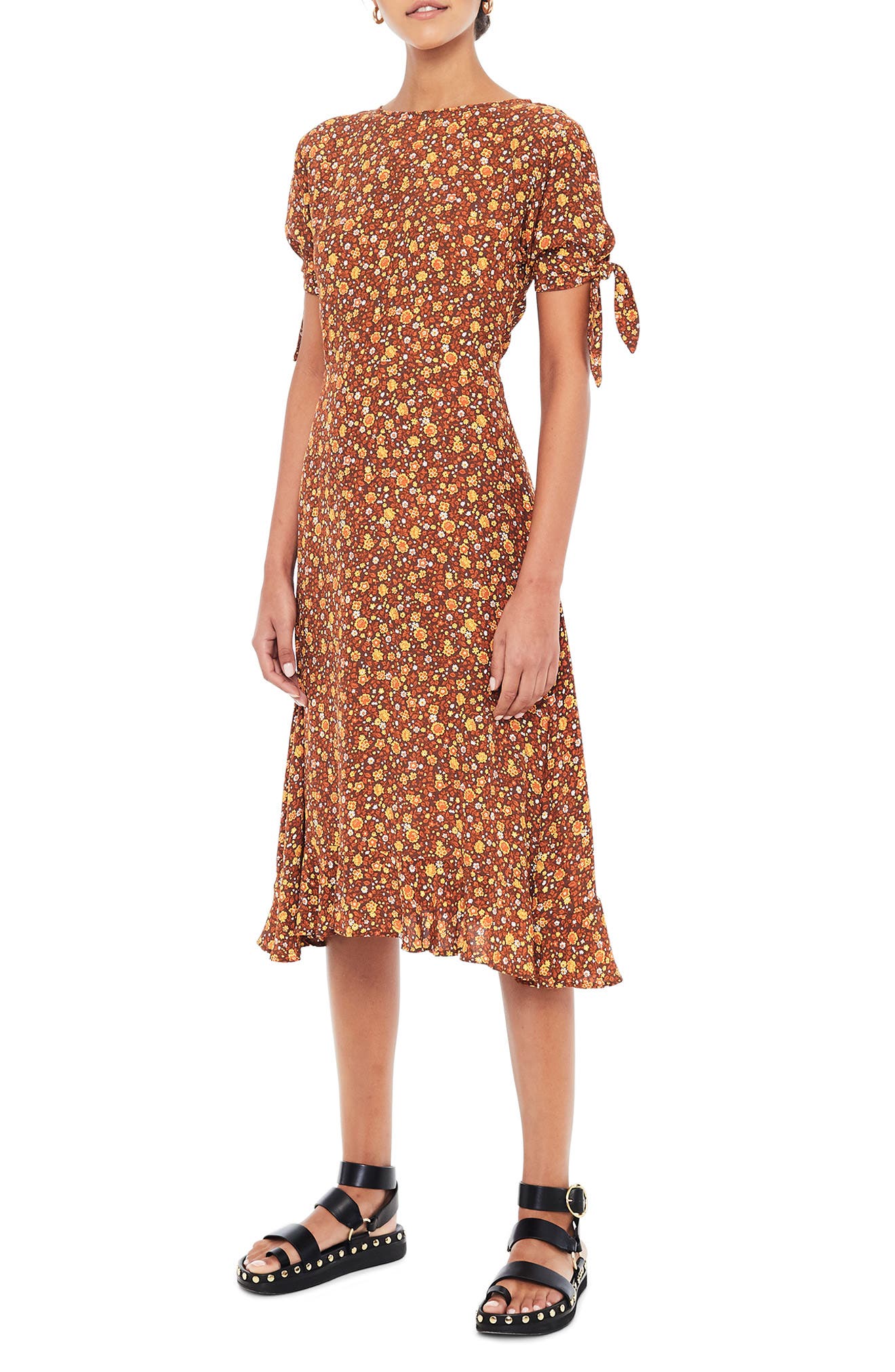 faithfull the brand emilia floral midi dress