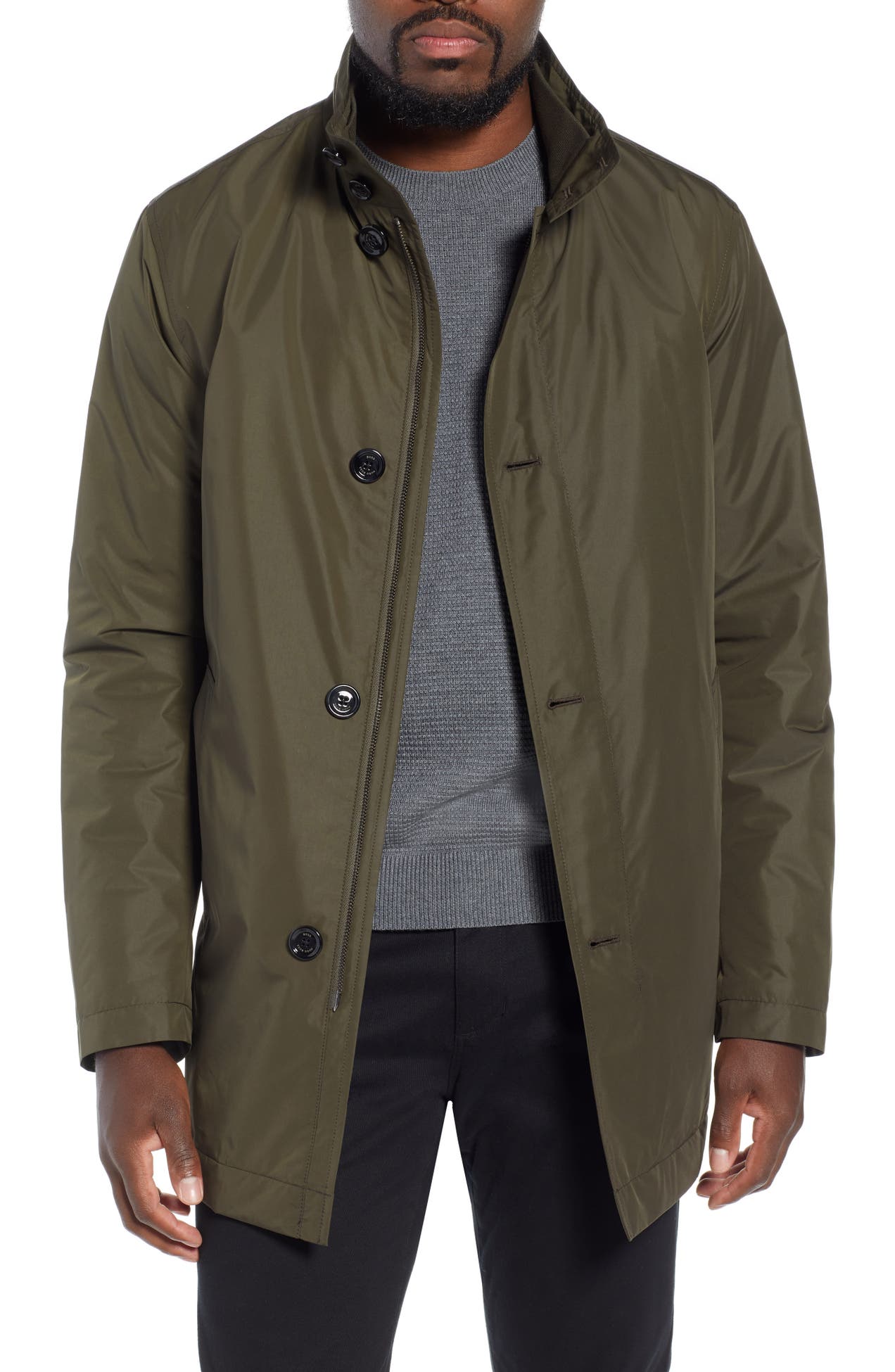 BOSS | Carson Water Repellent Car Coat | Nordstrom Rack