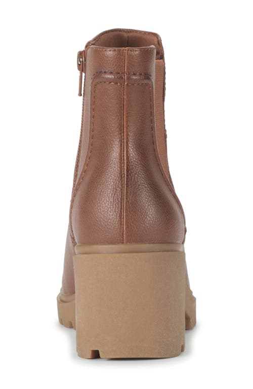 Baretraps Womens Stretch Manmade Chelsea Boots In Brush Brown