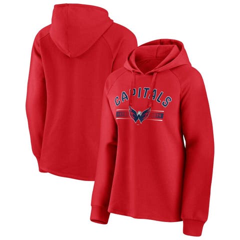 Women's Fanatics Branded Red St. Louis Cardinals Perfect Play Raglan Pullover Hoodie