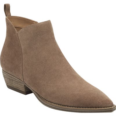 Marc Fisher Ltd Obrra Pointy Toe Bootie- Beige