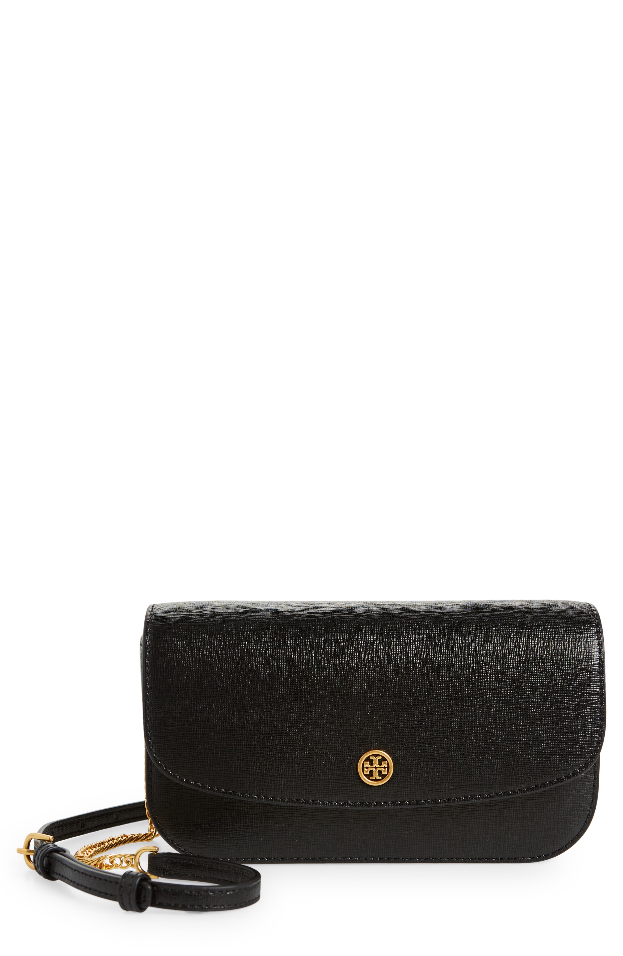 tory burch black wallet