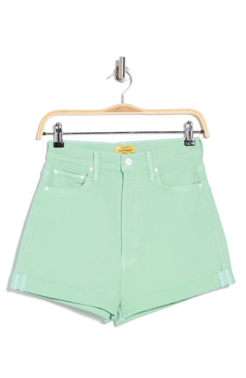 MOTHER MOTHER TUNE UP BONA FIDE DENIM SHORTS