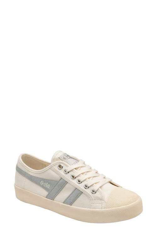 Gola Coaster Flame Sneaker in Off White/Silver