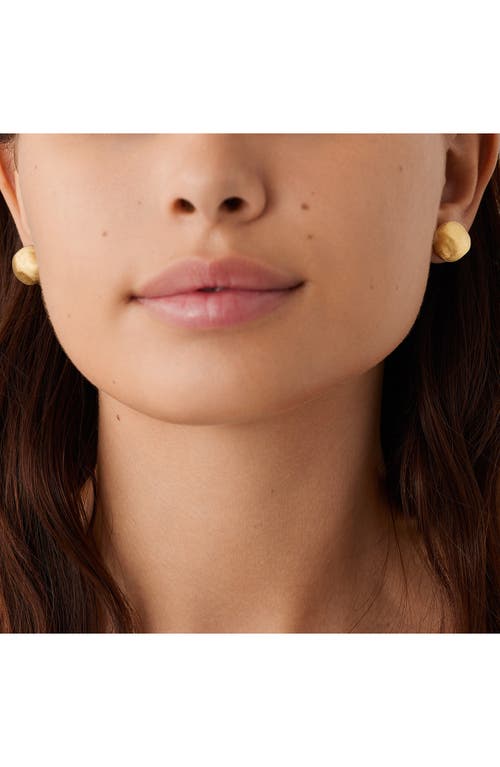 Marco Bicego 18k Gold Stud Earrings In 18k Yellow Gold