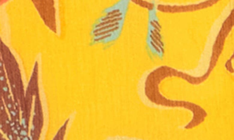 Shop A.l.c . June Ruffle Sleeve Silk Top In Sole Multi