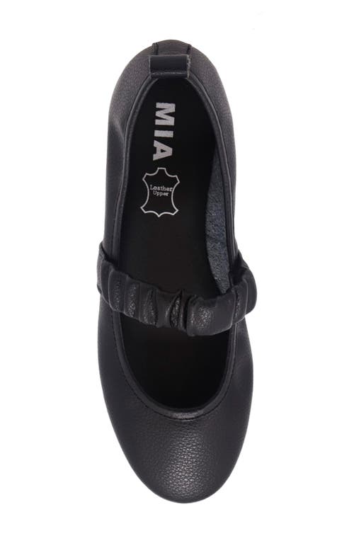 Shop Mia Uliana Mary Jane Flat In Black