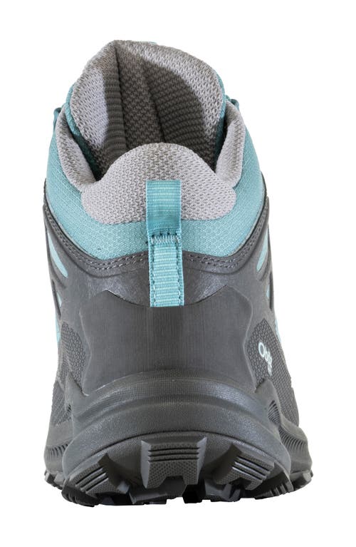 Oboz Katabatic Mid B-dry Waterproof Hiking Sneaker In Island