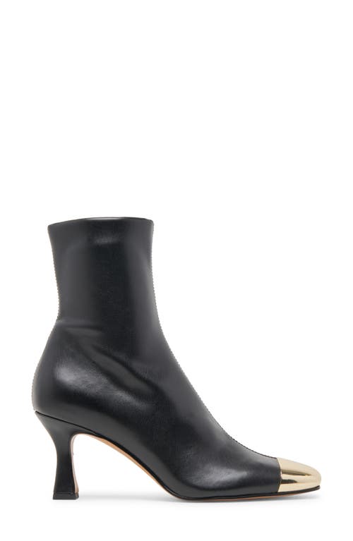 Shop Dolce Vita Glamor Cap Toe Bootie In Black Stella