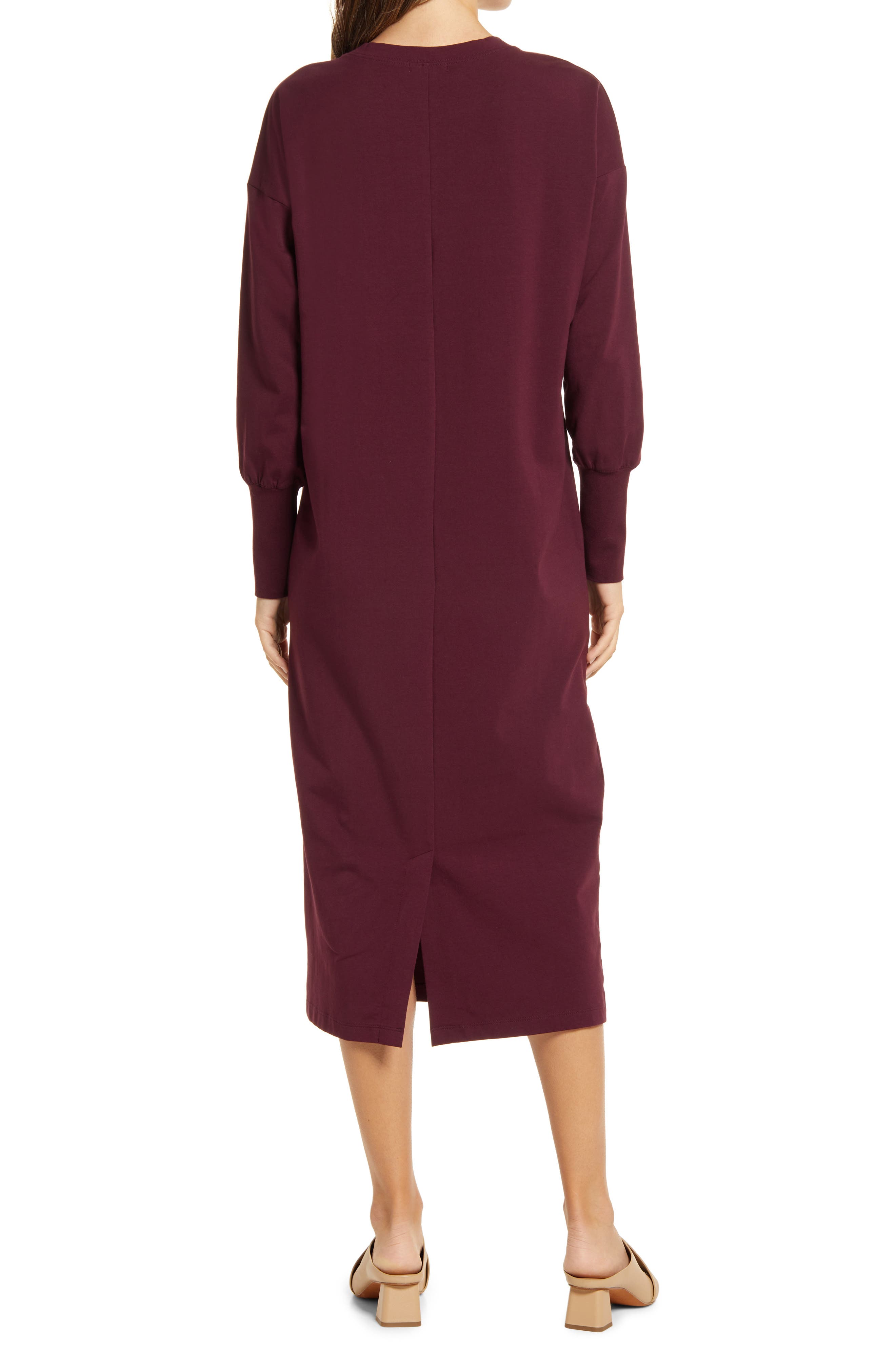 nordstrom maroon dress