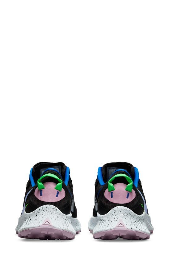 Nike Pegasus Trail 3 Trail Running Shoe In Black/ Light Marine/ Pink