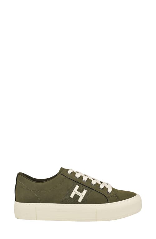 Shop Tommy Hilfiger Aconia Sneaker In Dk Loden