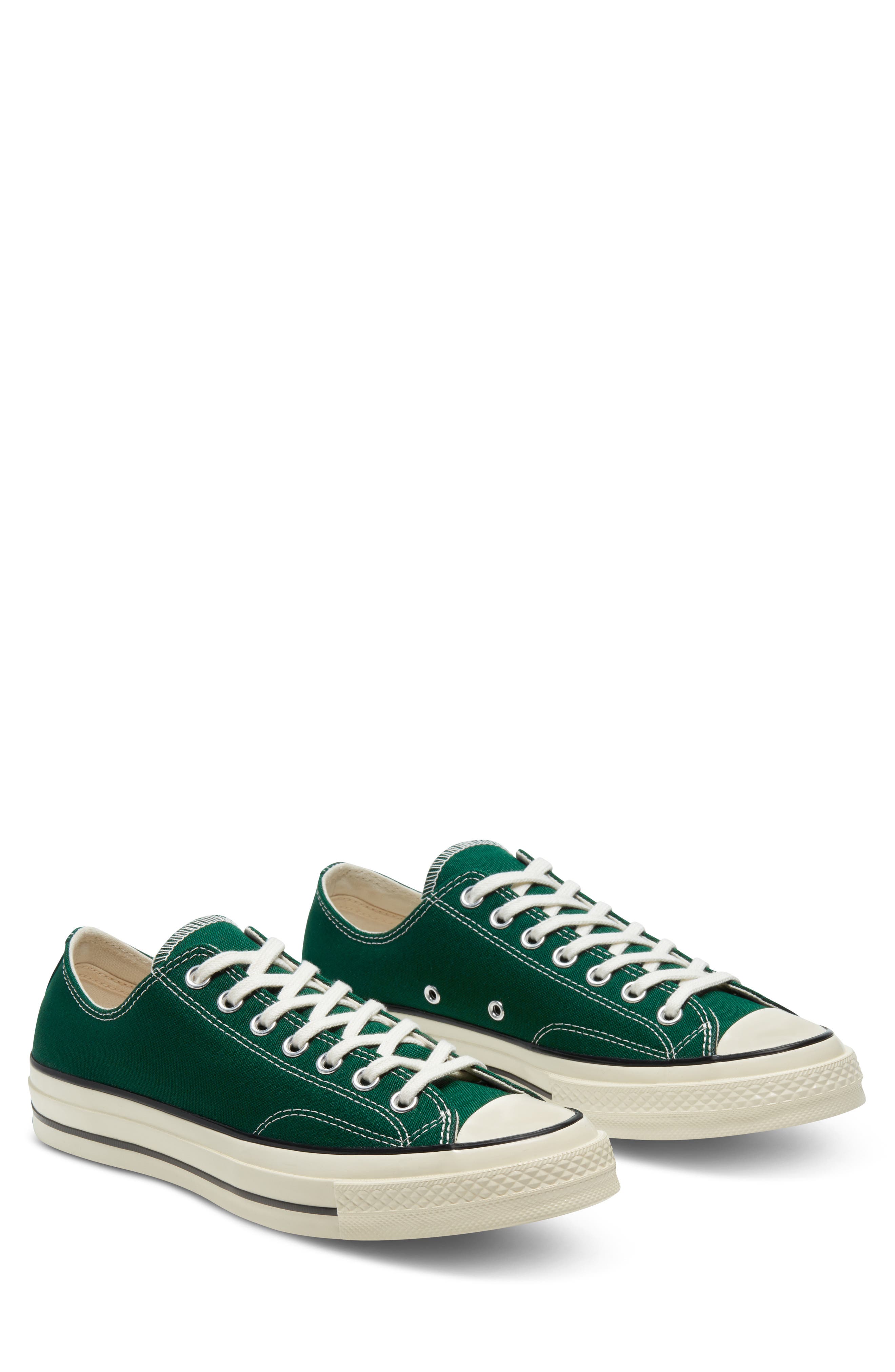Image of Men's Converse Chuck Taylor All Star 70 Low Top Sneaker, Size 9.5 M - Green
