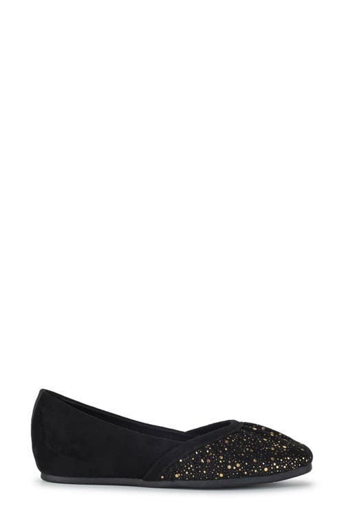 Baretraps Charlie Flat In Black/old Gold
