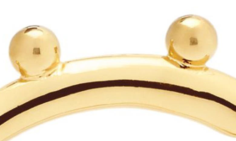 Shop Khiry Khartoum Embellished Hoop Earrings In Polished Gold
