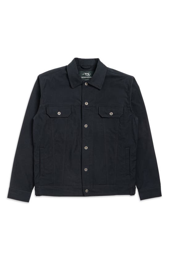 Rodd & Gunn Raymonds Gap Trucker Jacket In Midnight