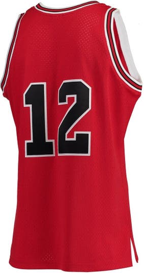 Mitchell & Ness Michael Jordan Red Chicago Bulls Hardwood Classics #12 Authentic Jersey