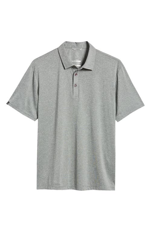 Swannies Parker Golf Polo In Charcoal