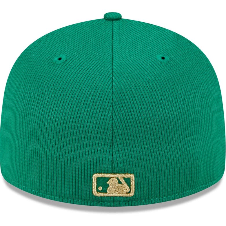 Shop New Era White/green New York Mets 2024 St. Patrick's Day Low Profile 59fifty Fitted Hat